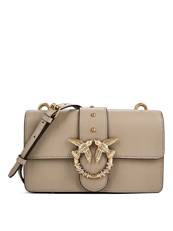 PINKO Love One Crossbody-väska Läder 21 cm PINKO Love One Crossbody-väska Läder 21 cm