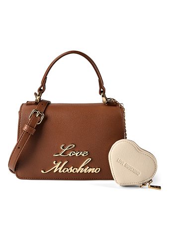 Love Moschino Heart Charm Kabelka Kůže 21 cm