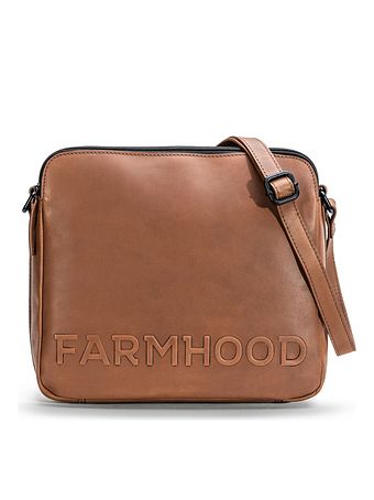 Farmhood Nashville XL skuldertaske 2 rum læder 29 cm