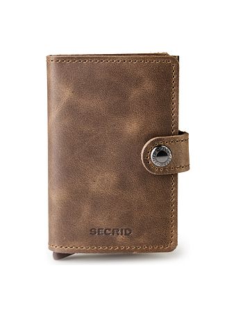 Secrid Miniwallet Vintage držitel kreditní karty peněženka RFID kůže 6,5 cm