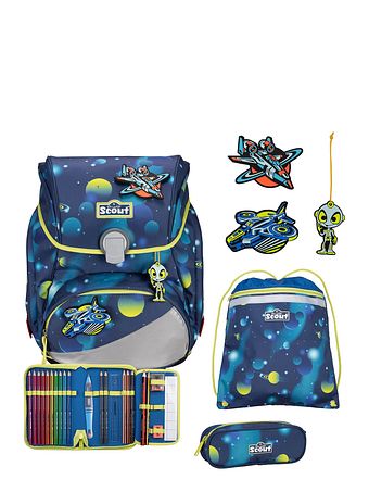 Scout Alpha skoletaske sæt 4 stk.