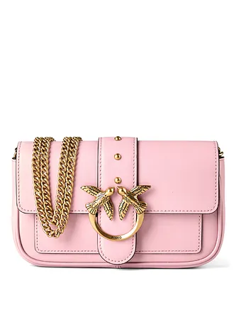 PINKO Love One Crossbody-väska Läder 20 cm PINKO Love One Crossbody-väska Läder 20 cm