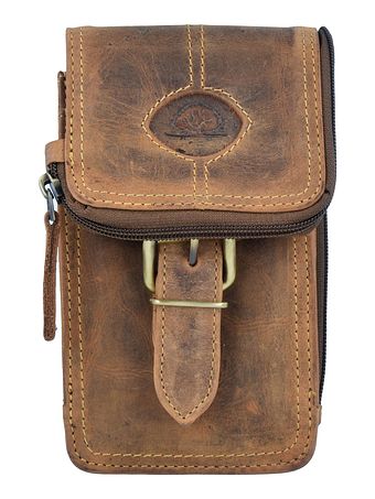 Greenburry Vintage bæltetaske i læder 10 cm