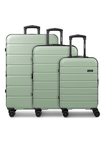 Saxoline Miami 4 kolečka Sada kufrů 3-dílný s roztažitelným záhybem