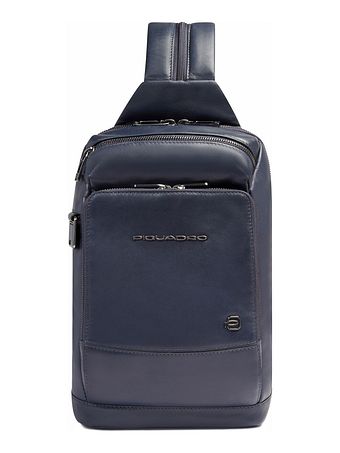 Piquadro Monospalla skuldertaske i læder 31 cm Piquadro Monospalla skuldertaske i læder 31 cm