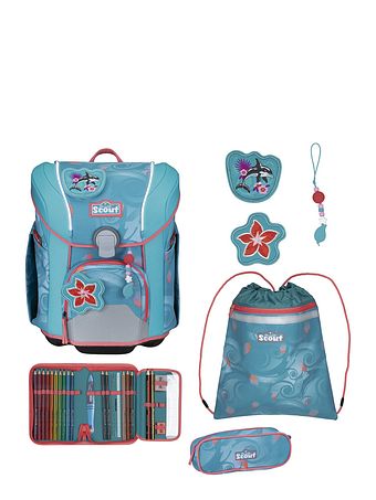 Scout Micro Skoleransel-sæt 7-delt