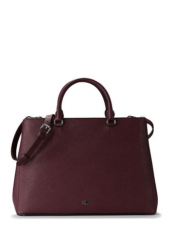 Lauren Ralph Lauren Hanna Håndtaske Læder 40 cm