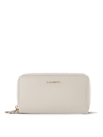 Lazarotti Bologna Leather XL dvojitá peněženka se zipem RFID Leather 20 cm