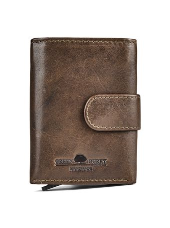 Greenburry Newport Cartera Bloqueo RFID Piel natural 9.5 cm