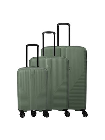 Travelite Air Stripe 4 kolečka Sada kufrů 3-dílný s roztažitelným záhybem