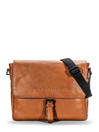 Farmhood Memphis Dokumenttaske Messenger Læder 32 cm
