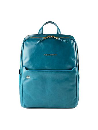 Piquadro Blue Square Daypack RFID-beskyttelse Læder 37 cm Laptoprum