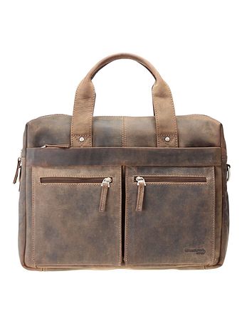 Greenland Nature Stenmappe i læder 39 cm