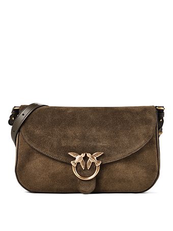 PINKO Love Satchel Classic Borsa a tracolla Vera Pelle 27 cm PINKO Love Satchel Classic Borsa a tracolla Vera Pelle 27 cm