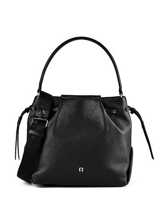AIGNER Paola Axelväska Läder 27 cm
