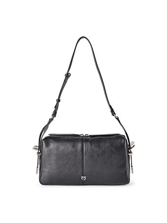 PINKO 24 Classic Skuldertaske Læder 34 cm PINKO 24 Classic Skuldertaske Læder 34 cm
