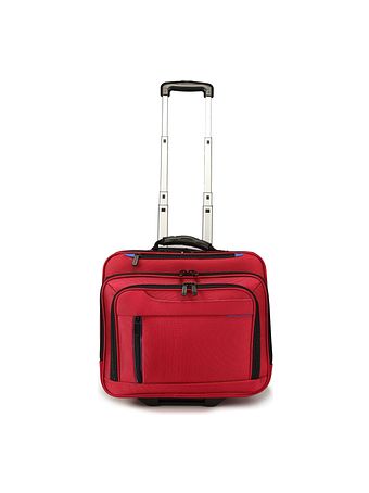 Dermata Obchodní vozík na 2 kolečkách s přihrádkou na notebook 42 cm