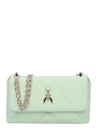 Patrizia Pepe Fly Polstret skuldertaske i læder 25 cm