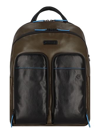 Piquadro Blue Square Revamp rygsæk RFID-læder 39 cm rum til bærbar computer