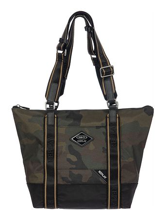 Bric's Replay Camouflage Shopper-taske 26 cm Bric's Replay Camouflage Shopper-taske 26 cm