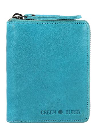 Greenburry Vintage pung i vasket læder 10 cm