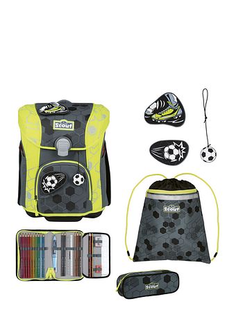 Scout Micro Skoleransel-sæt 7-delt