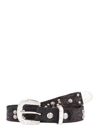 Campomaggi Bælte i læder med nitter