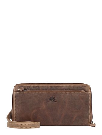 Greenburry Vintage Clutch pung RFID-beskyttelse Læder 21 cm