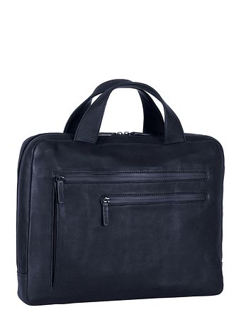 Leonhard Heyden Den Haag dokumentmappe læder 38 cm rum til bærbar computer
