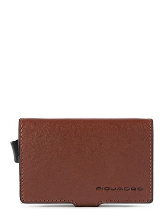 Piquadro Blue Square kreditkortholder RFID læder 7 cm Piquadro Blue Square kreditkortholder RFID læder 7 cm