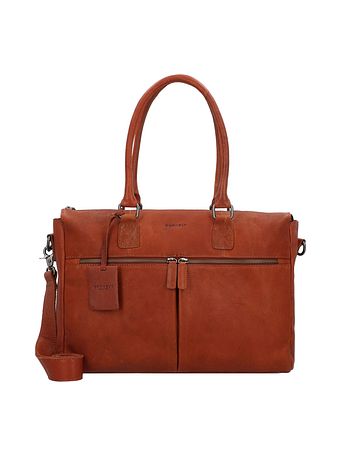Burkely Antique Avery skuldertaske læder 37 cm rum til bærbar computer