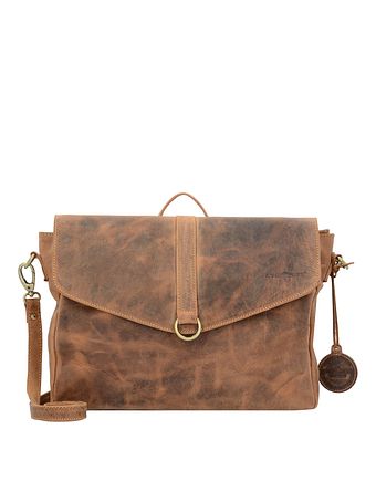 Greenburry Vintage aktovka přes rameno batoh kožený 35 cm