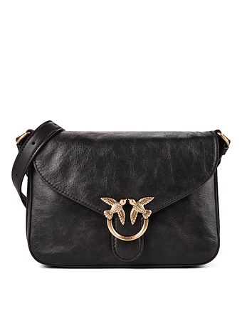 PINKO Love Satchel Mini Bolso bandolera Piel natural 21 cm PINKO Love Satchel Mini Bolso bandolera Piel natural 21 cm
