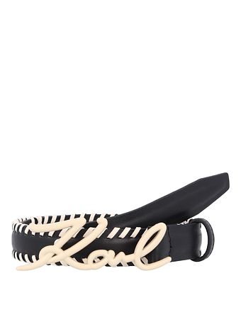 Karl Lagerfeld Signaturbælte i læder