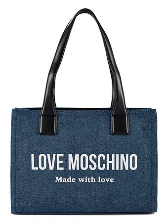 Love Moschino Denim Signature Love Shopper-taske 35 cm