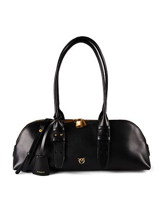 PINKO Bowling Bag Skuldertaske Læder 36 cm