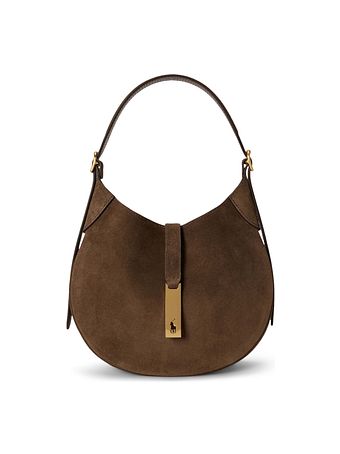 POLO RALPH LAUREN Polo ID Borsa a spalla Vera Pelle 25 cm