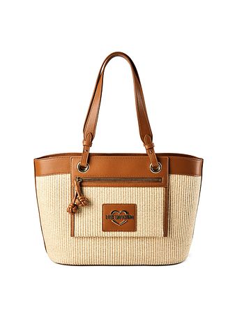 Love Moschino Straw Chic Nákupní taška 37 cm