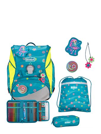 Scout Alpha Skoleransel-sæt 5-delt