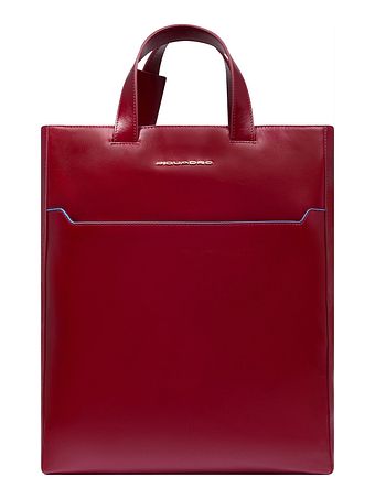 Piquadro Blue Square Skuldertaske RFID-beskyttelse Læder 30 cm Laptoprum