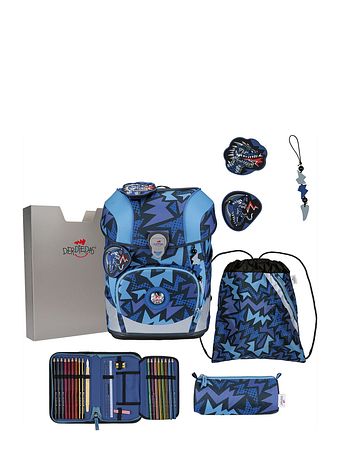 DerDieDas ErgoFlex Tiny Skoleransel-sæt 6-delt