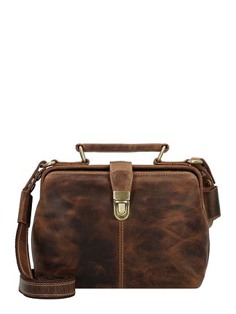 Greenburry Vintage Skuldertaske Læder 24 cm