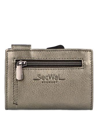 SecWal Peněženka na kreditní karty RFID kožená 9,5 cm