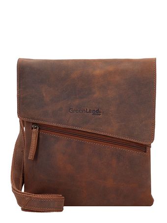 Greenland Nature Montenegro skuldertaske i læder 23 cm