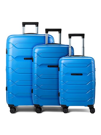 Polestream Strz by Asteroid 4 kolečka Sada kufrů 3-dílný s roztažitelným záhybem