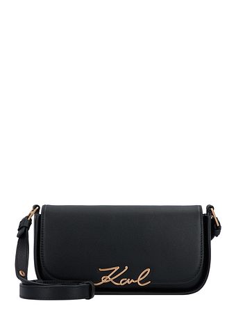 Karl Lagerfeld Signature Skuldertaske Læder 24 cm Karl Lagerfeld Signature Skuldertaske Læder 24 cm