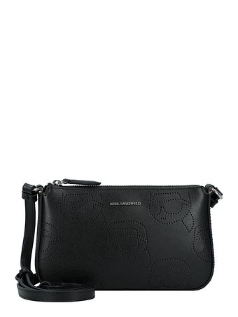 Karl Lagerfeld Ikon Skuldertaske Læder 21 cm Karl Lagerfeld Ikon Skuldertaske Læder 21 cm