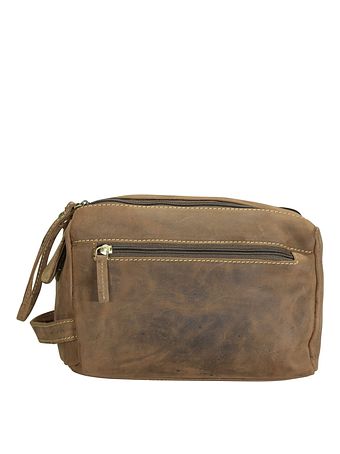 Greenburry Vintage Kultur-taske Læder 23 cm