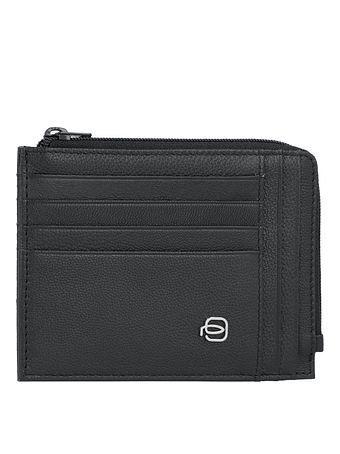 Piquadro X2 kreditkortholder i læder 12 cm Piquadro X2 kreditkortholder i læder 12 cm