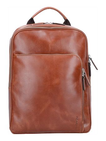 Picard Buddy-rygsæk i læder 39 cm med rum til bærbar computer